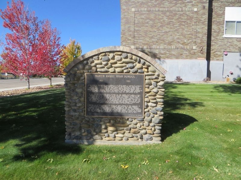 North Emery High School Marker. Click for full size. North Emery High School Marker image. Click for full size.