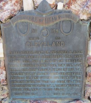 Cleveland Marker image. Click for full size.
