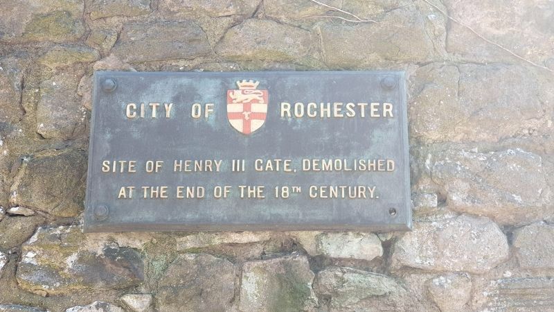 Site of Henry III Gate Marker. Click for full size. Site of Henry III Gate Marker image. Click for full size.