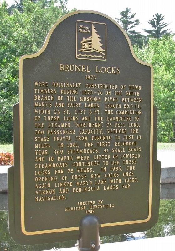 Brunel Locks Marker image. Click for full size.