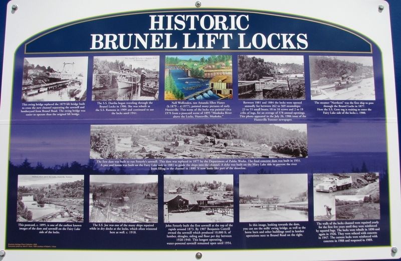 Historic Brunel Lift Locks Marker image. Click for full size.