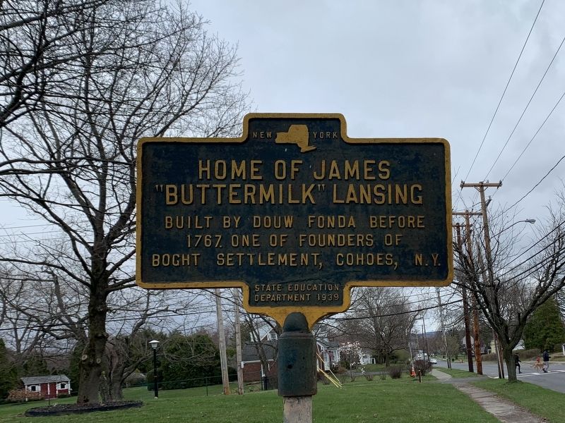 James “Buttermilk” Lansing Marker image. Click for full size.