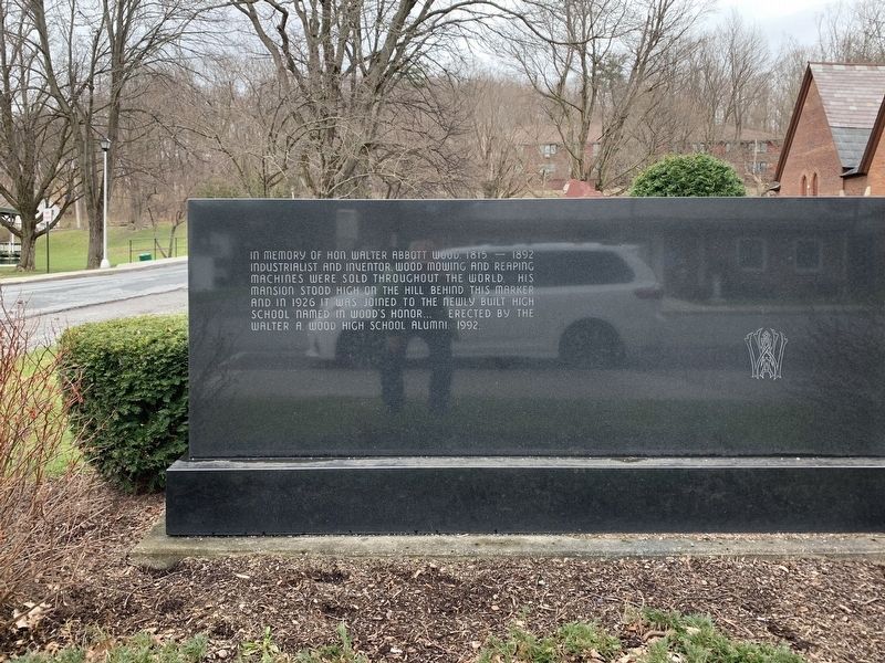 Walter Abbott Wood Marker. Click for full size. Walter Abbott Wood Marker image. Click for full size.