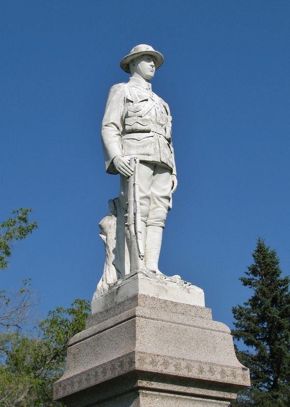 Cannington World War I Memorial Statue image. Click for full size.