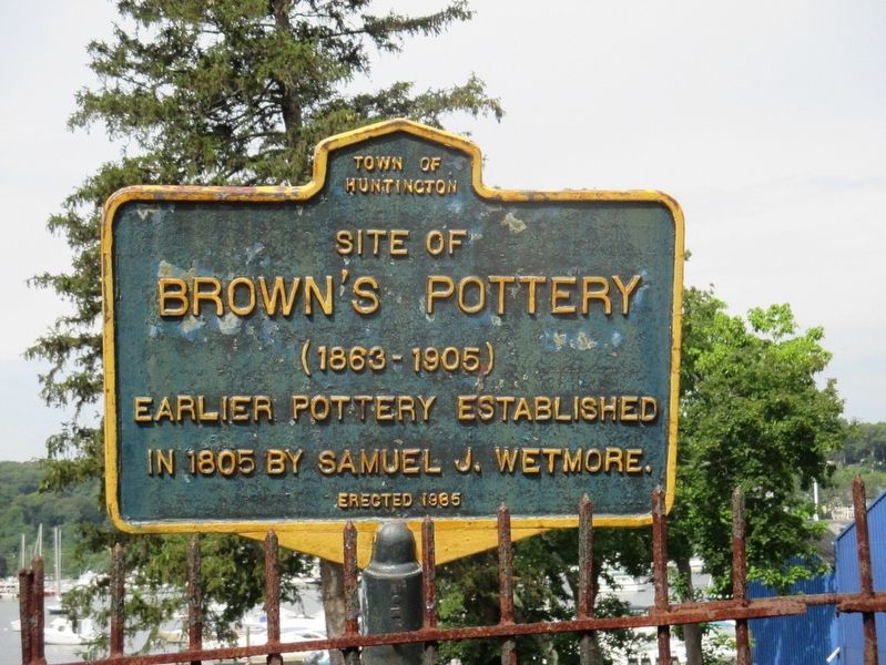 Site of Browns Pottery Marker image. Click for full size.