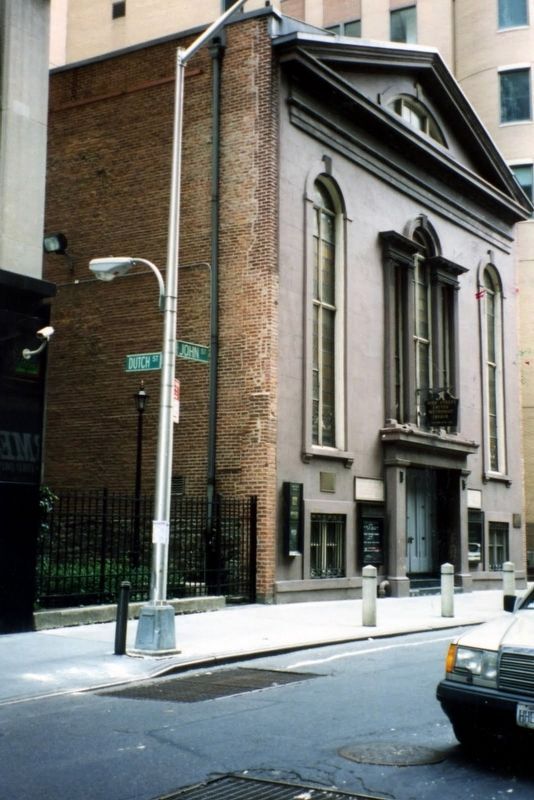 John Street Church. Click for full size. John Street Church image. Click for full size.