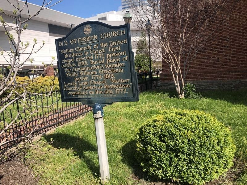 Old Otterbein Church Marker image. Click for full size.