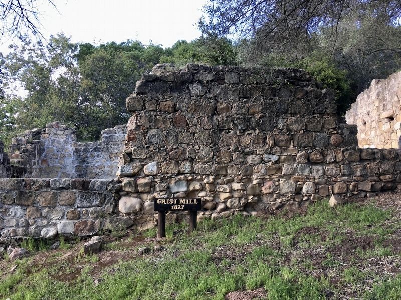 1827 Grist Mill ruins image. Click for full size.