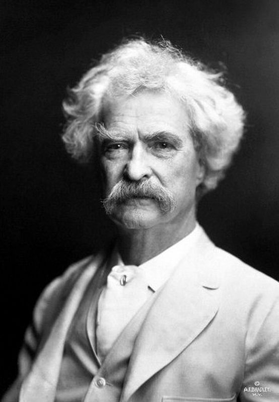 Samuel Langhorne Clemens (Mark Twain) image. Click for full size.