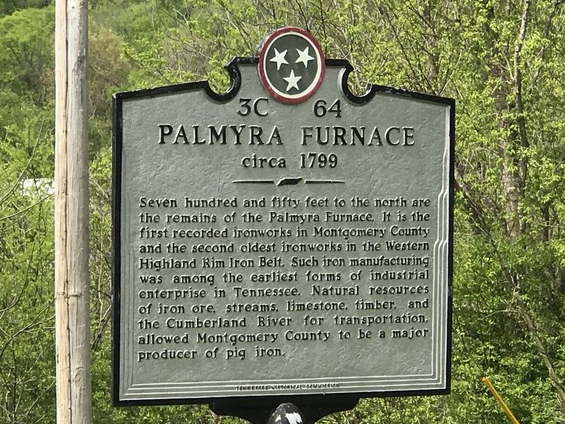 Palmyra Furnace Marker. Click for full size. Palmyra Furnace Marker image. Click for full size.