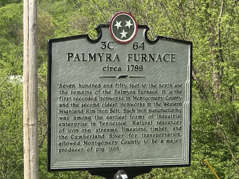 Palmyra Furnace Marker image. Click for full size.