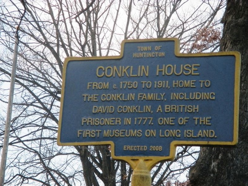 Conklin House Marker image. Click for full size.