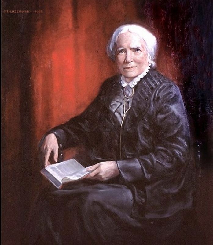 Portrait of Elizabeth Blackwell by Joseph Stanley Kozlowski, 1963.. Click for full size. Portrait of Elizabeth Blackwell by Joseph Stanley Kozlowski, 1963. image. Click for full size.