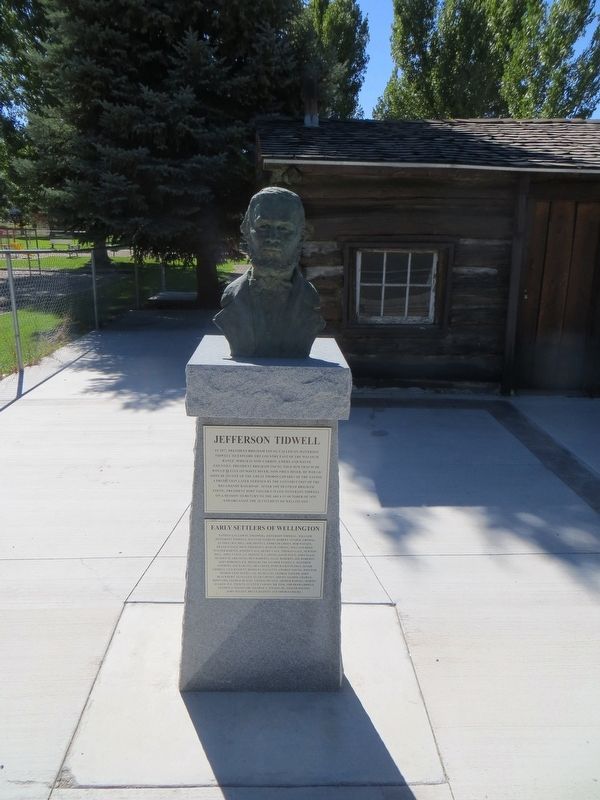 Jefferson Tidwell Marker. Click for full size. Jefferson Tidwell Marker image. Click for full size.