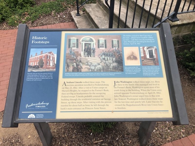 Historic Footsteps Marker image. Click for full size.