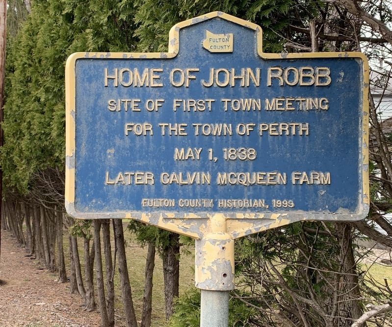 Home of John Robb Marker image. Click for full size.