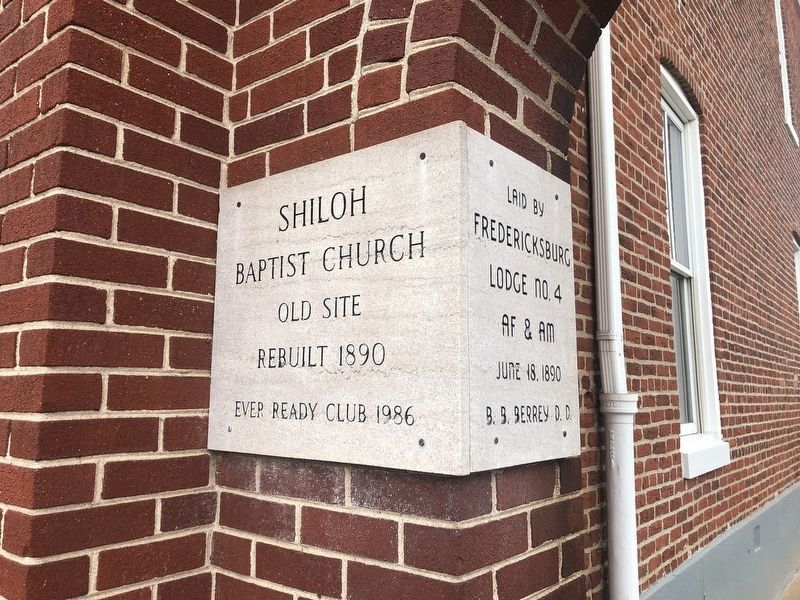 Cornerstone of the church. Click for full size. Cornerstone of the church image. Click for full size.