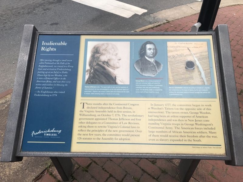 Inalienable Rights Marker image. Click for full size.