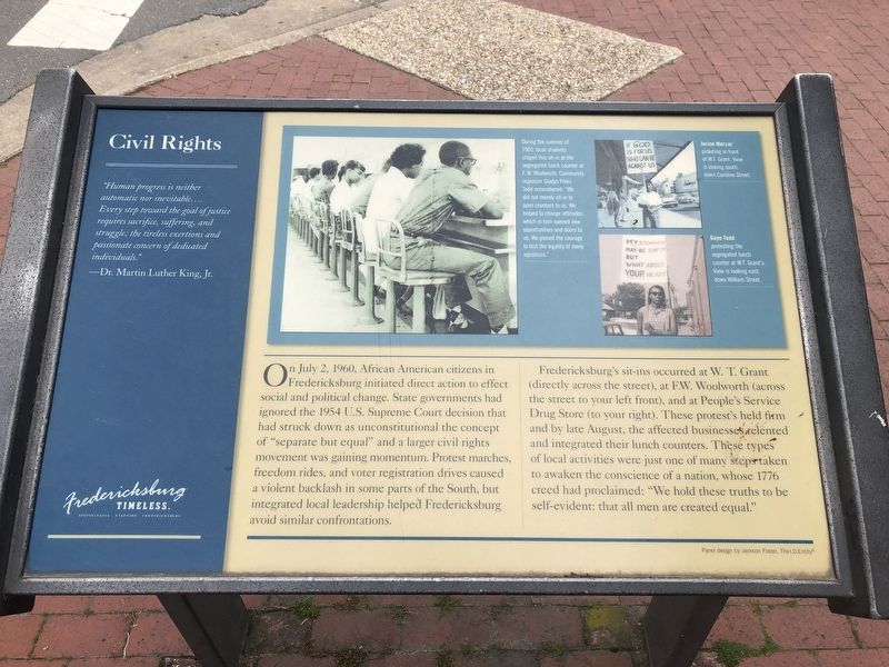 Civil Rights Marker. Click for full size. Civil Rights Marker image. Click for full size.