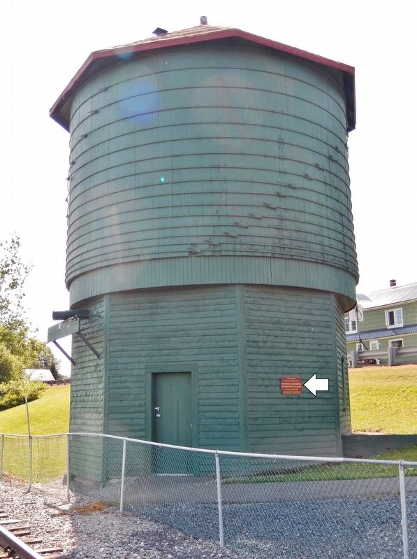 Frenchville Railroad Station & Water Tank Marker image. Click for full size.