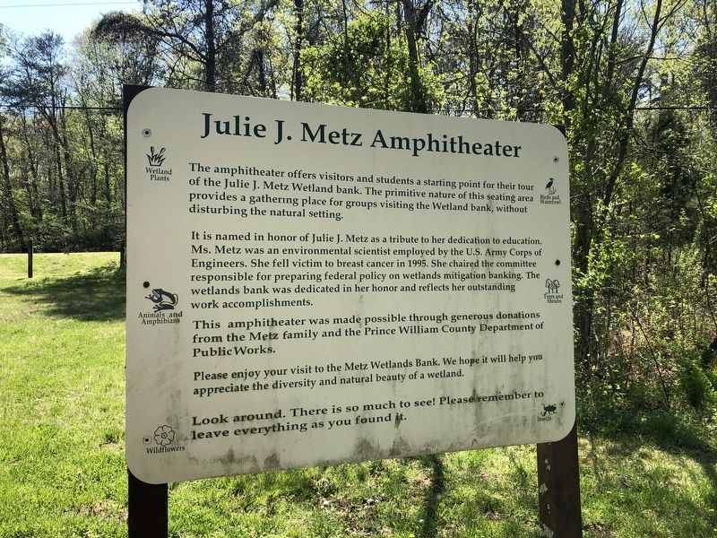 Julie J. Metz Amphitheater Marker image. Click for full size.