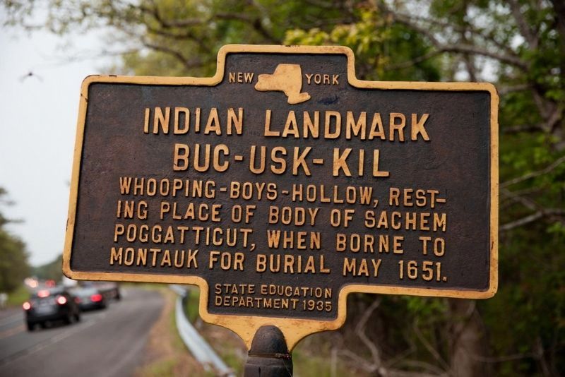 Indian Landmark Buc-Usk-Kil Marker image. Click for full size.