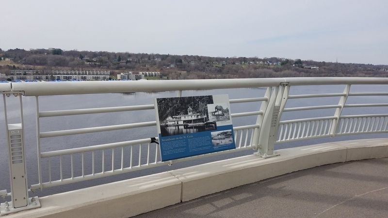 Steamboats on the St. Croix Marker. Click for full size. Steamboats on the St. Croix Marker image. Click for full size.