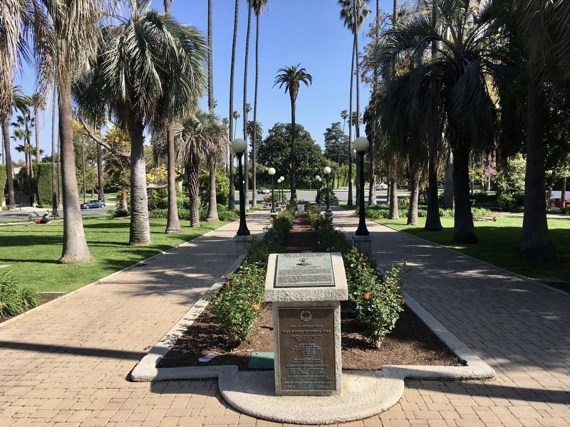 Will Rogers Memorial Park and Marker image. Click for full size.