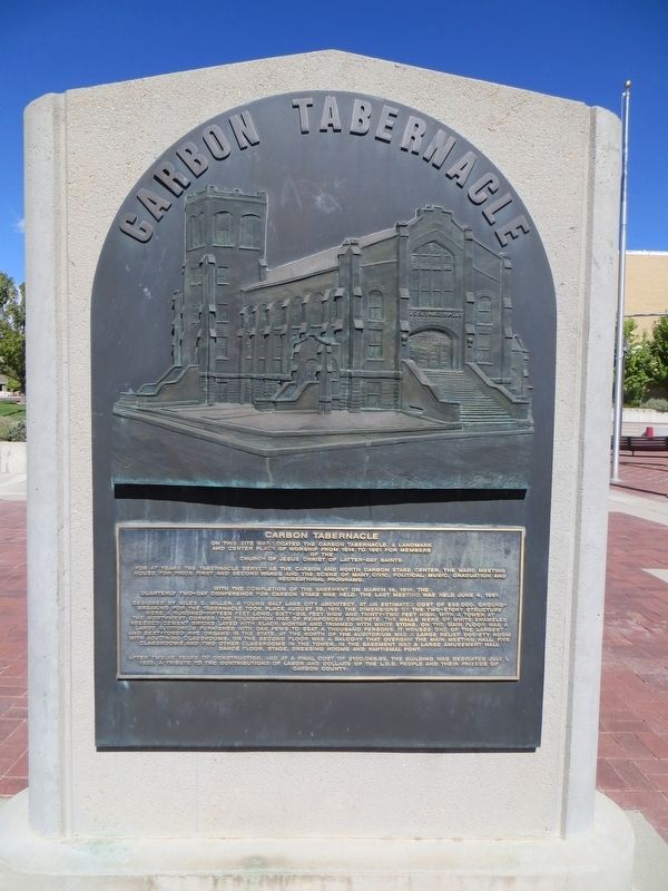 Carbon Tabernacle Marker. Click for full size. Carbon Tabernacle Marker image. Click for full size.