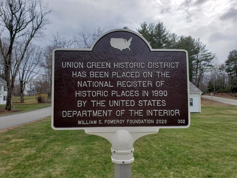 Union Green Historic District Marker image. Click for full size.