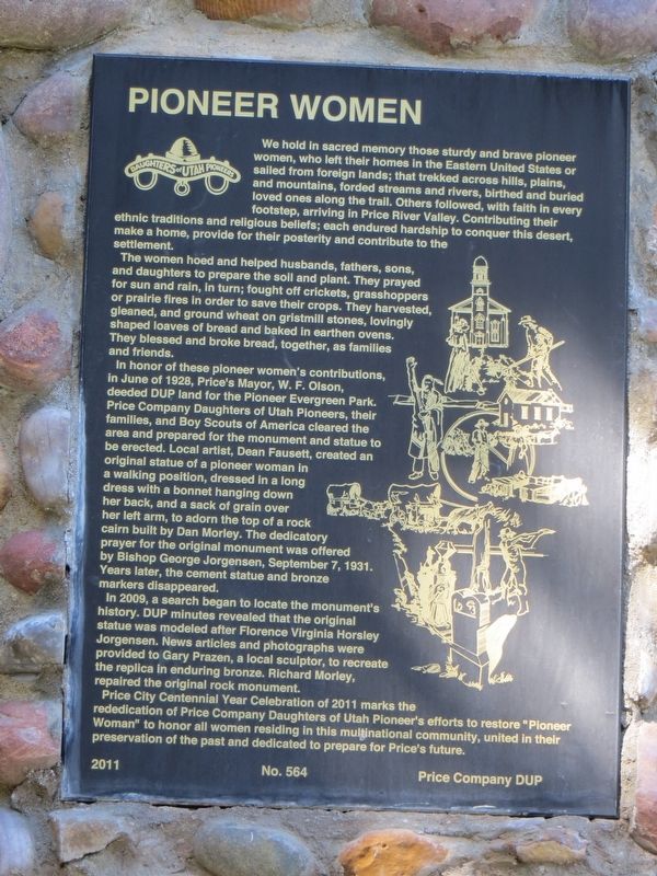 Pioneer Women Marker image. Click for full size.