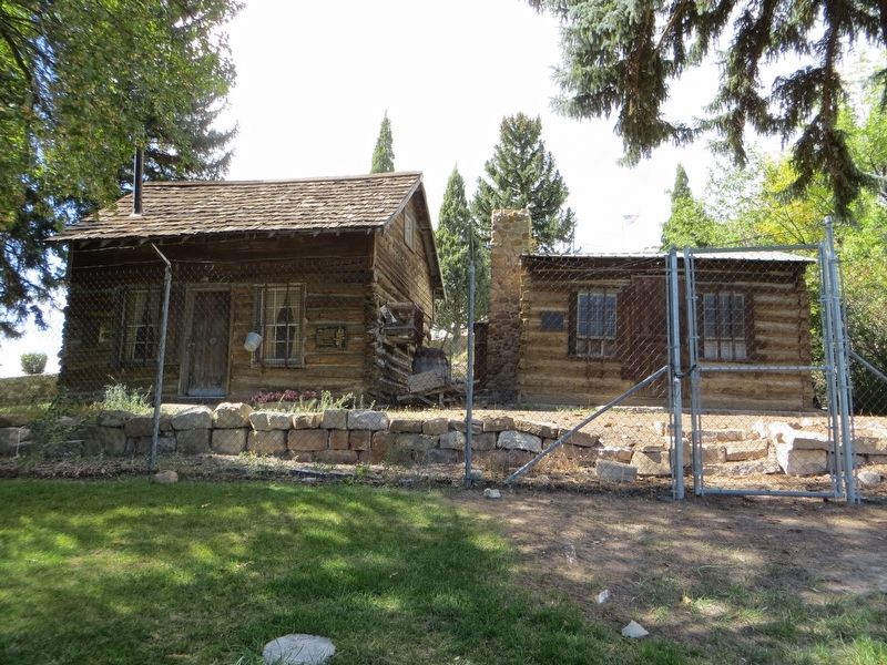Oldest Cabin in Price <i>is on the right</i> image. Click for full size.