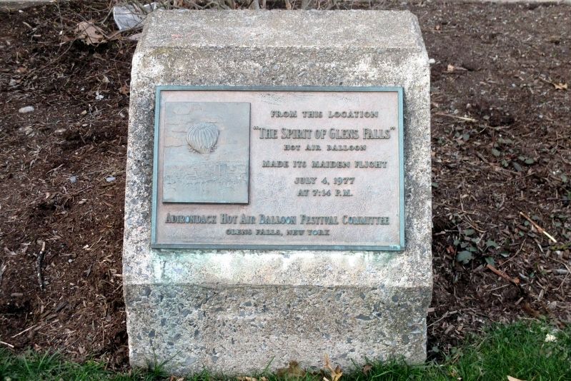 “The Spirit of Glens Falls” Marker image. Click for full size.