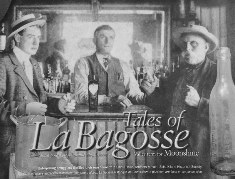 Marker detail: Queen Hotel Bar, Edmundston, 1905 /<br>Le bar de l'h�tel Queen, Edmundston, 1905 image. Click for full size.