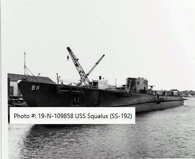 U.S.S. Squalus SS-192 fitting out, 1938. image. Click for full size.