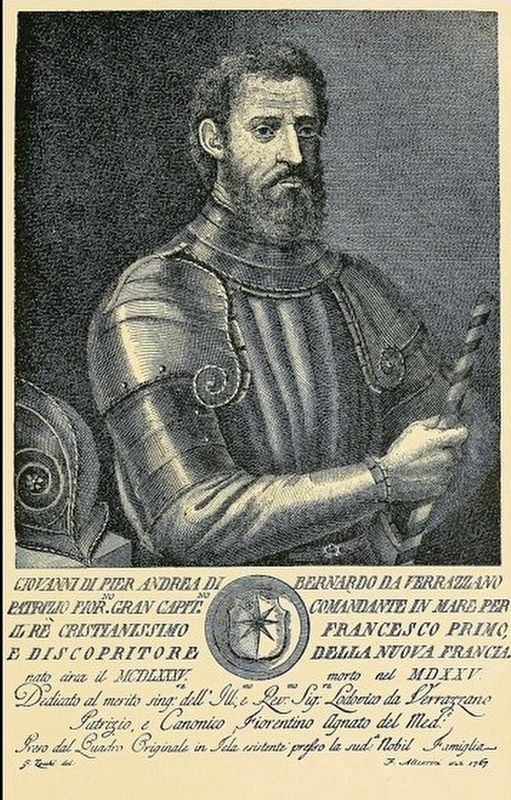 Giovanni da Verrazano image. Click for full size.