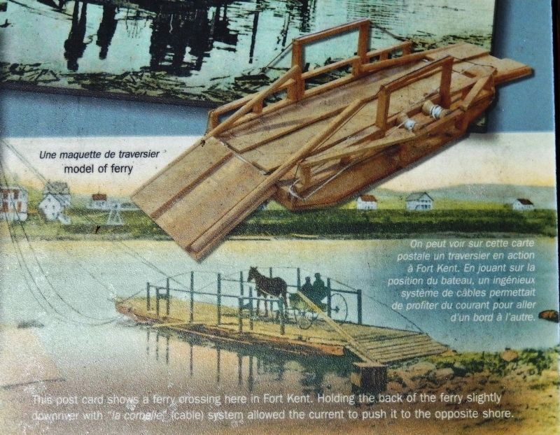 Marker detail: Model of Ferry / Une maquette de traversier image. Click for full size.