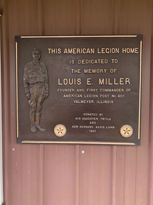 Louis E. Miller Marker image. Click for full size.