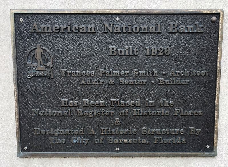 American National Bank Marker image. Click for full size.