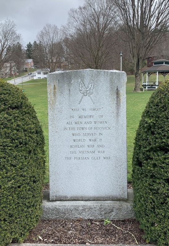 Town of Hoosick War Memorial image. Click for full size.