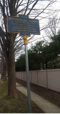 Woodbury Ave School Marker image. Click for full size.