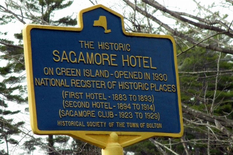 The Historic Sagamore Hotel Marker image. Click for full size.