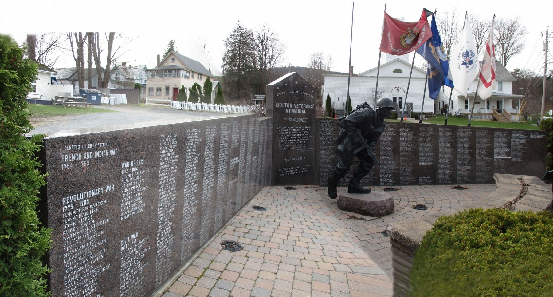 Bolton Veterans Memorial image. Click for full size.
