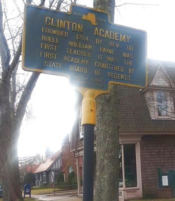 Clinton Academy Marker image. Click for full size.