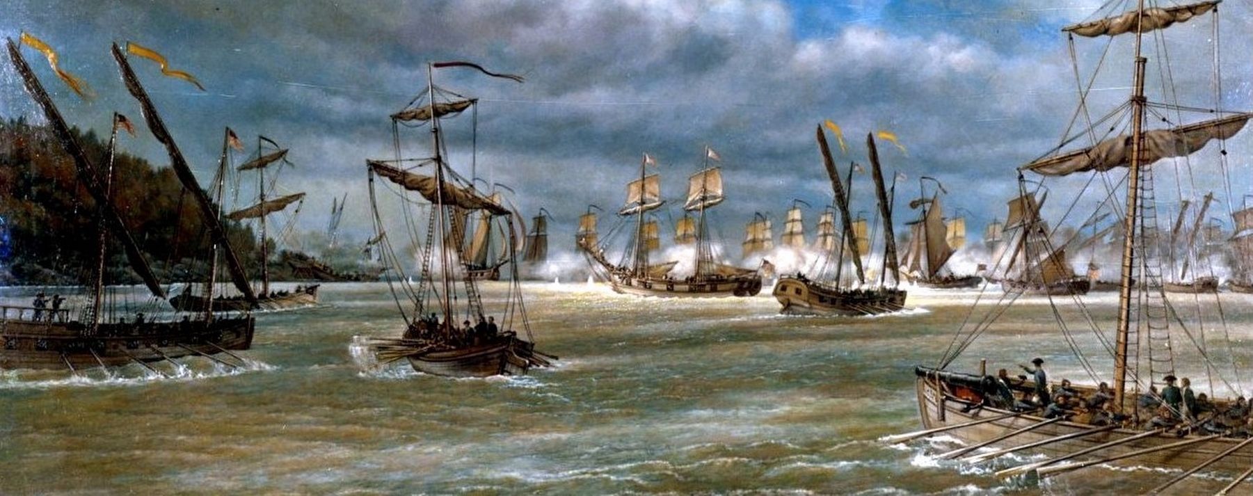 The Battle of Valcour Island image. Click for full size.