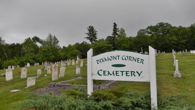 The Dixmont Corner Cemetery image. Click for full size.