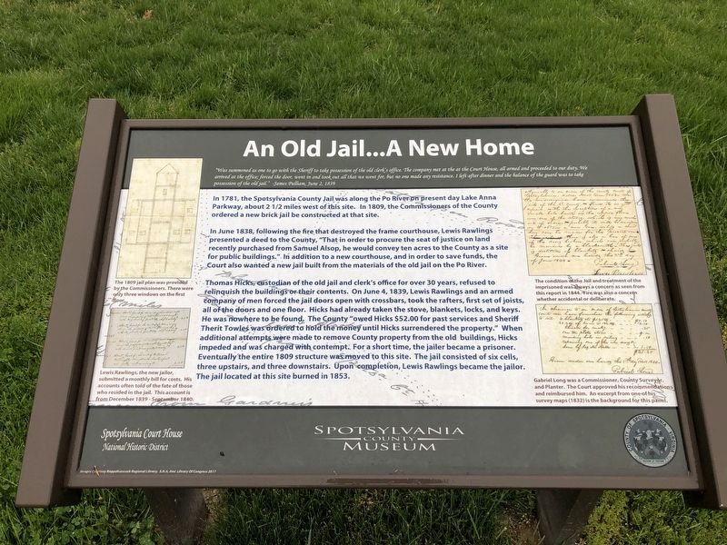An Old Jail...A New Home Marker image. Click for full size.