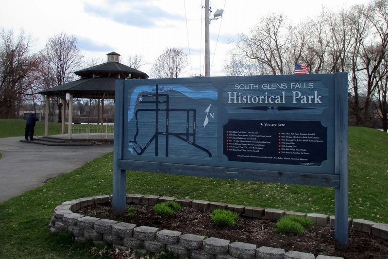 South Glens Falls Historical Park image. Click for full size.