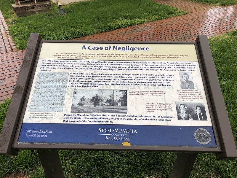 A Case of Negligence Marker image. Click for full size.