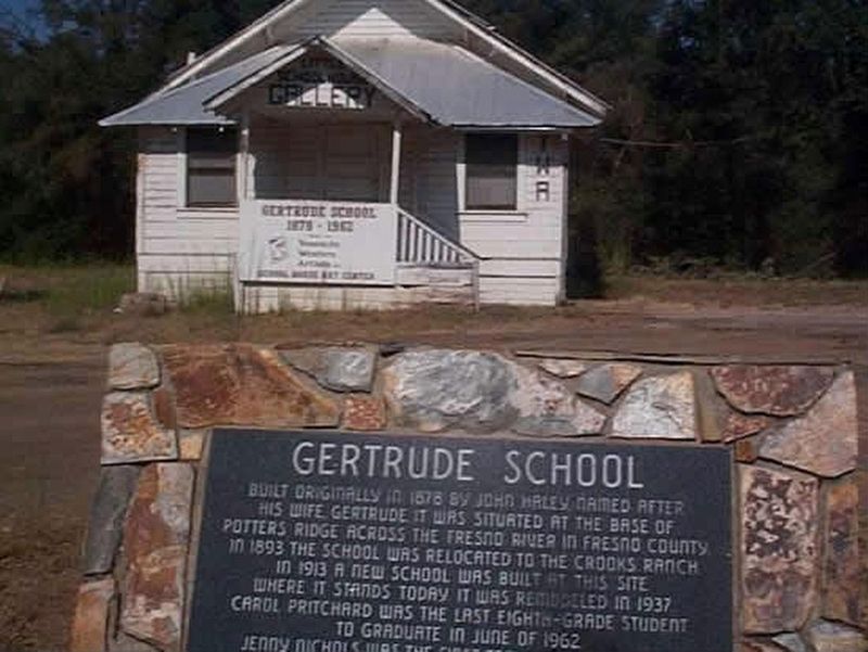 Gertrude School Marker image. Click for full size.